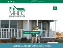 Tablet Screenshot of milfordhousing.com